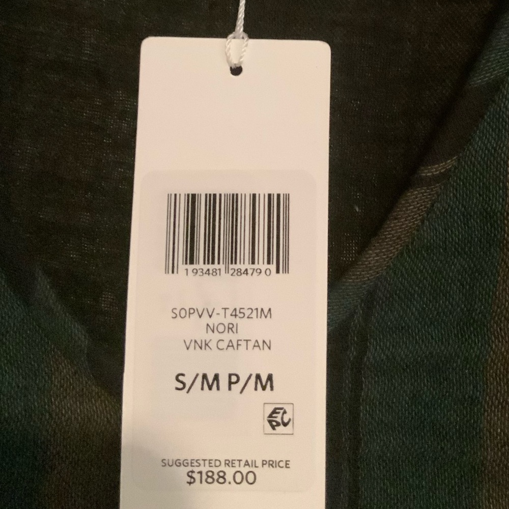 EILEEN FISHER V-neck Striped Tunic - Picture 5 of 5